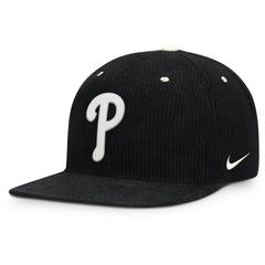Philadelphia Phillies Pro Corduroy Structured Snapback Hat Black
