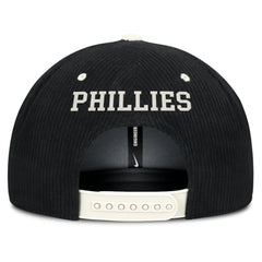 Philadelphia Phillies Pro Corduroy Structured Snapback Hat Black