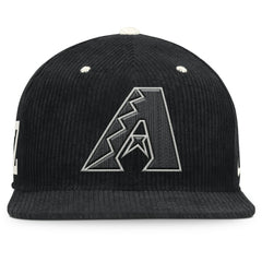 Arizona Diamondbacks Pro Corduroy Structured Snapback Hat Black