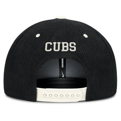 Chicago Cubs Pro Corduroy Structured Snapback Hat Black