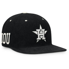 Houston Astros Pro Corduroy Structured Snapback Hat Black
