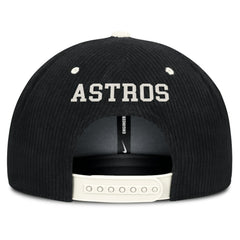 Houston Astros Pro Corduroy Structured Snapback Hat Black