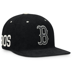 Boston Red Sox Pro Corduroy Structured Snapback Hat Black