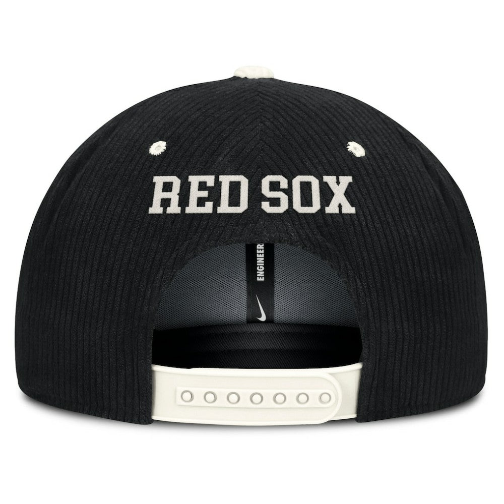 Boston Red Sox Pro Corduroy Structured Snapback Hat Black