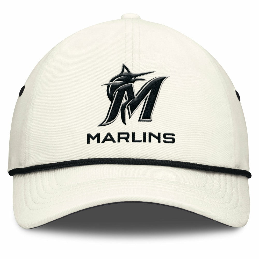Miami Marlins Club Adjustable Hat Stone