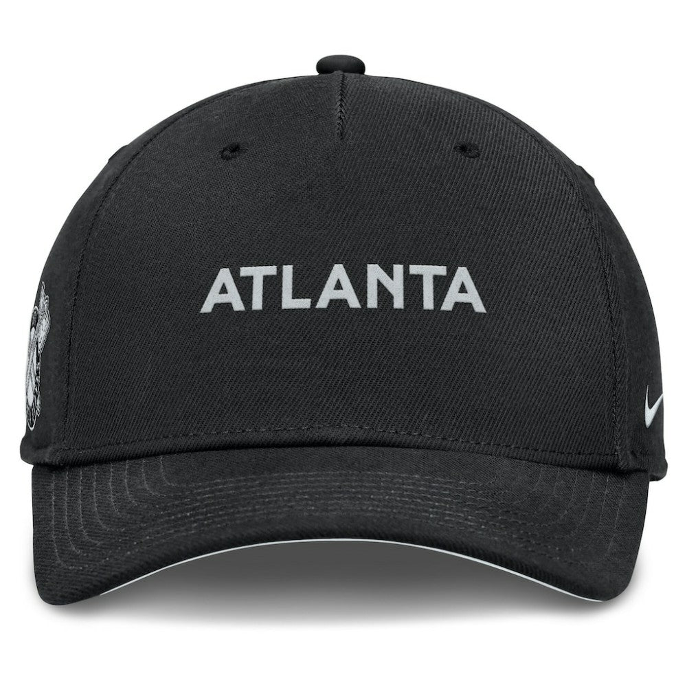 Atlanta Braves Rise Performance Adjustable Hat Black