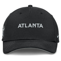 Atlanta Braves Rise Performance Adjustable Hat Black
