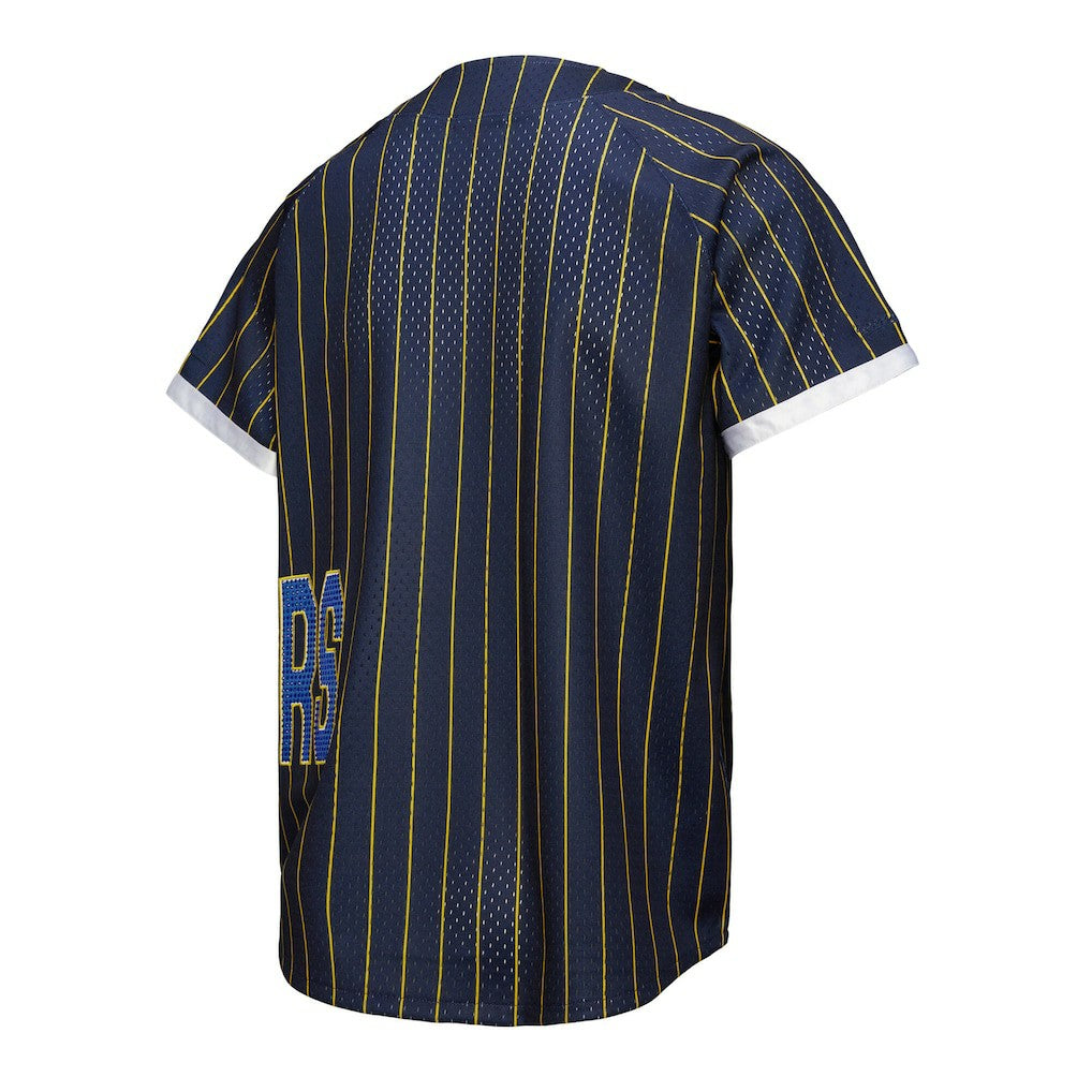 Golden State Warriors x DANNIJO Women's Fashion Baseball Jersey sale - Blue cheap
