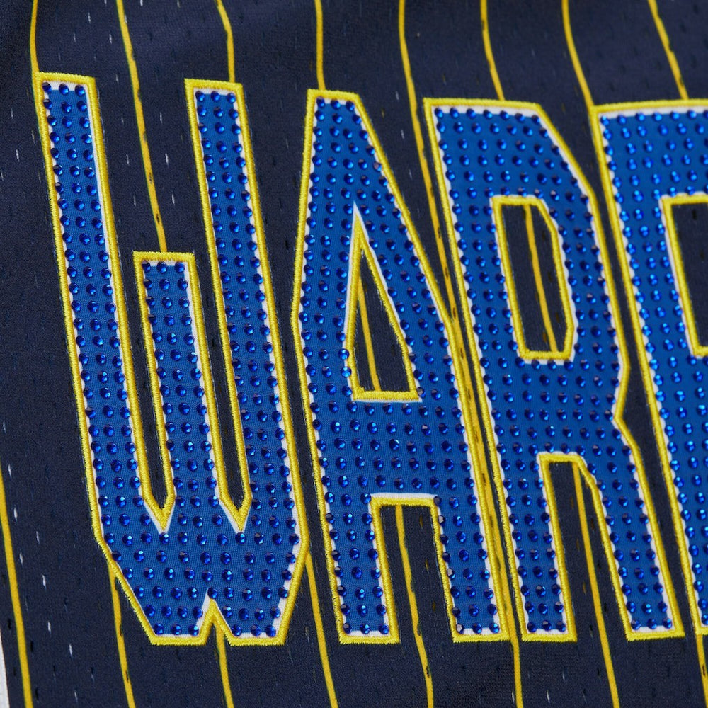 Golden State Warriors x DANNIJO Women's Fashion Baseball Jersey sale - Blue cheap