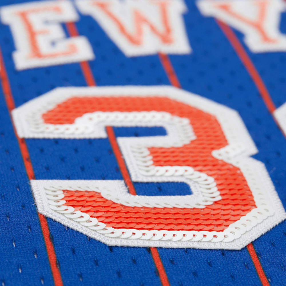 Patrick Ewing New York Knicks x DANNIJO Women's Fashion Cropped Basketball Jersey - Royal sale