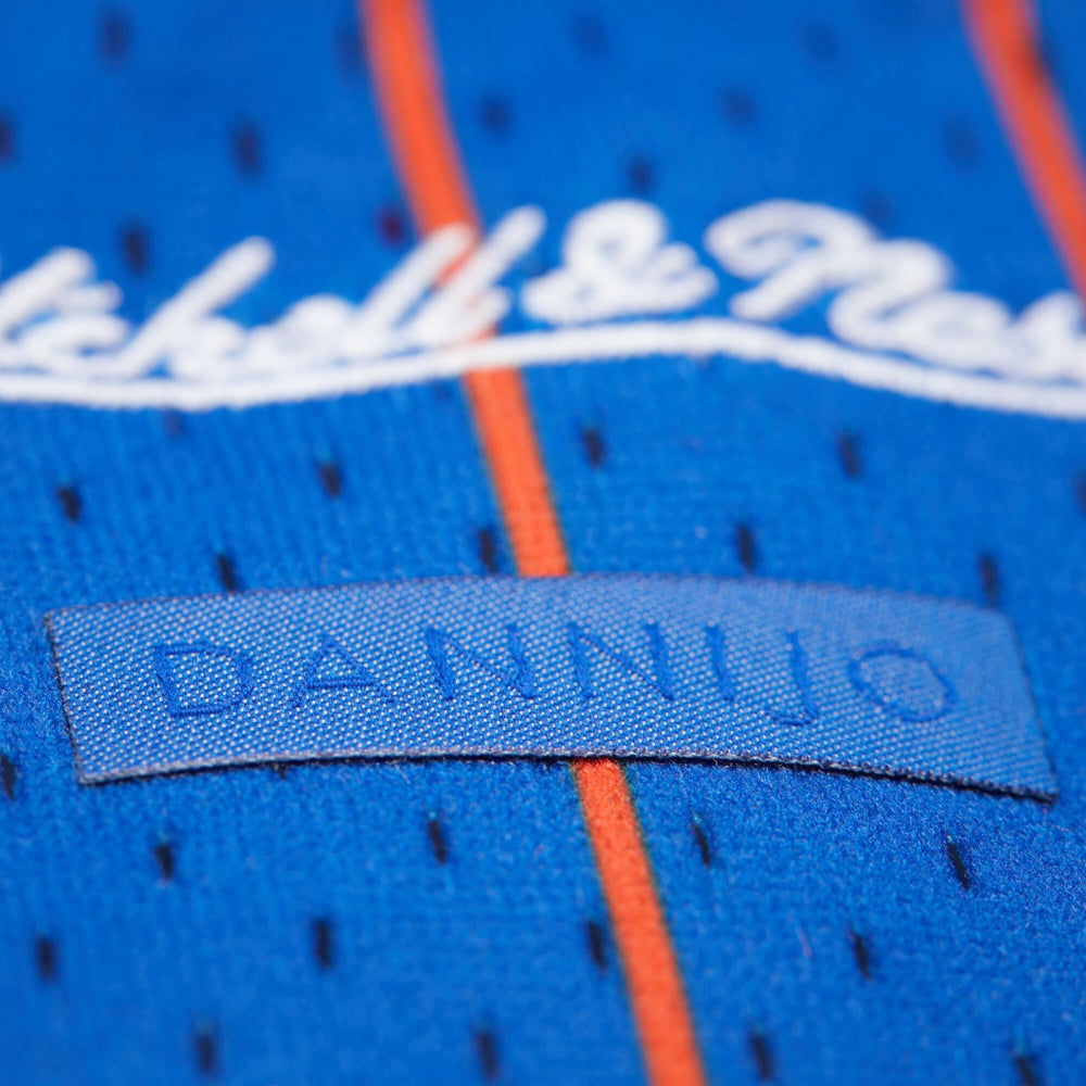Patrick Ewing New York Knicks x DANNIJO Women's Fashion Cropped Basketball Jersey - Royal sale