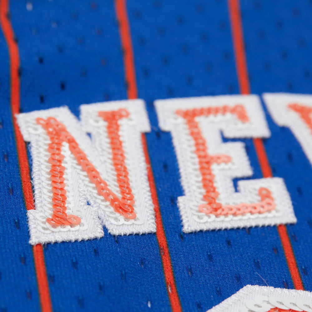 Patrick Ewing New York Knicks x DANNIJO Women's Fashion Cropped Basketball Jersey - Royal sale