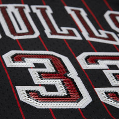 Scottie Pippen Chicago Bulls x DANNIJO Women's Fashion Cropped Basketball Jersey sale - Black shop