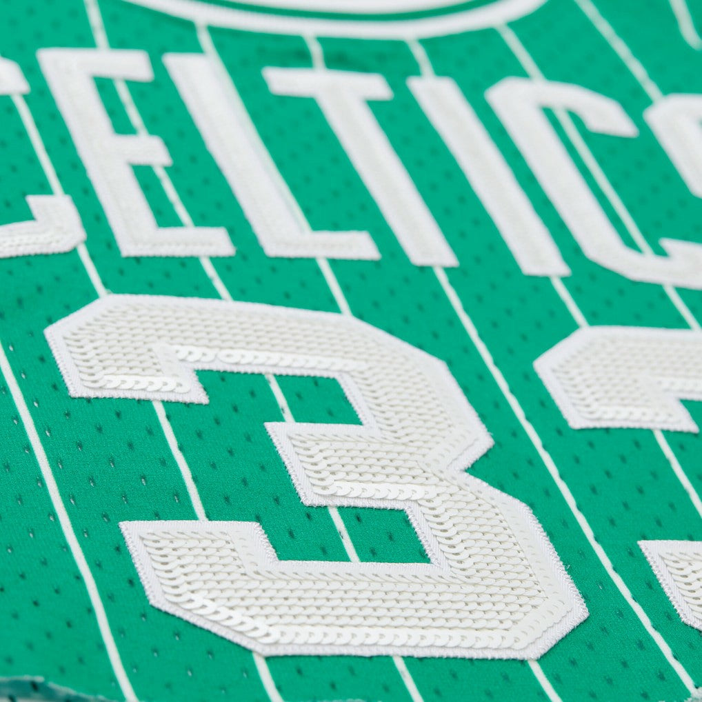 Larry Bird Boston Celtics x DANNIJO Women's Fashion Cropped Basketball Jersey - Kelly Green outlet