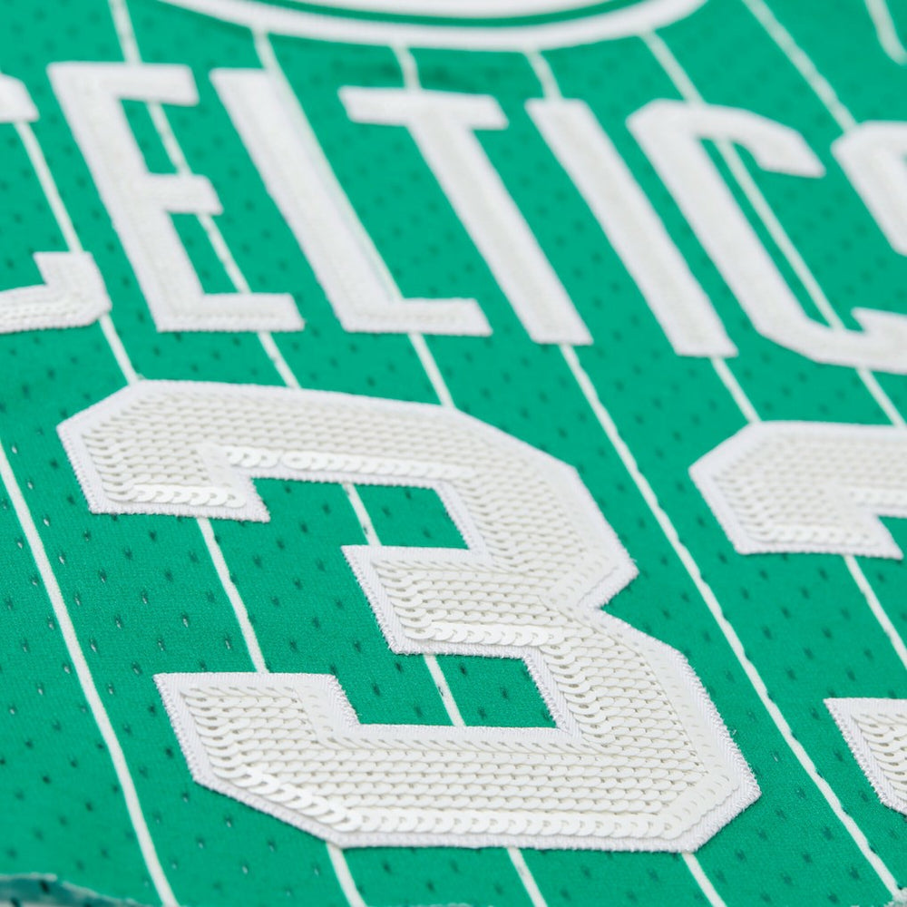 Larry Bird Boston Celtics x DANNIJO Women's Fashion Cropped Basketball Jersey - Kelly Green outlet