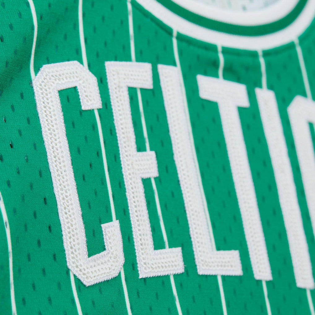 Larry Bird Boston Celtics x DANNIJO Women's Fashion Cropped Basketball Jersey - Kelly Green outlet