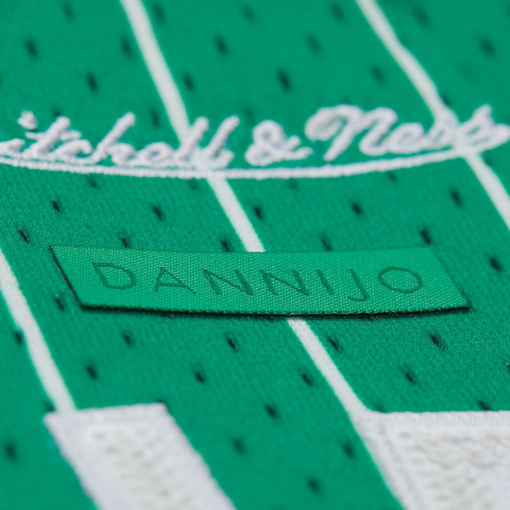 Larry Bird Boston Celtics x DANNIJO Women's Fashion Cropped Basketball Jersey - Kelly Green outlet