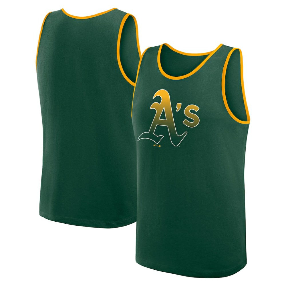 Athletics Logo Athletic Unmatched Success Tank Top Green