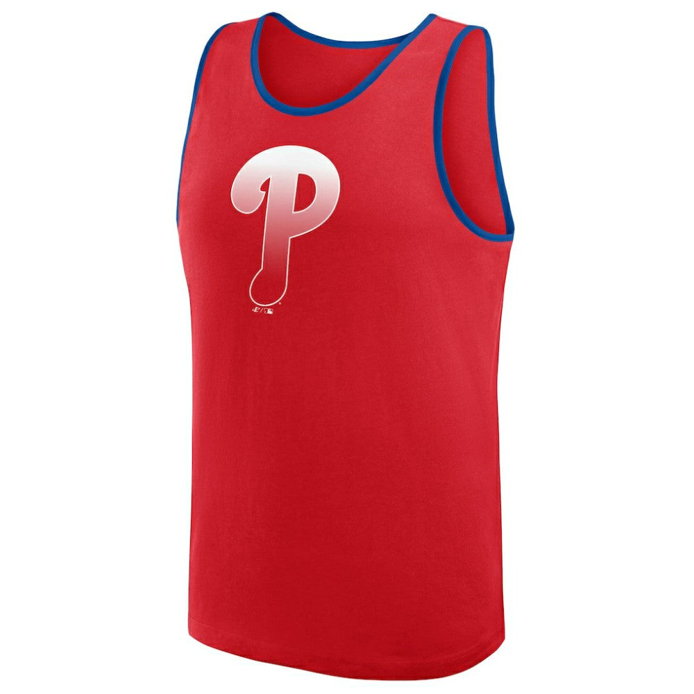 Philadelphia Phillies Logo Athletic Unmatched Success Tank Top Red