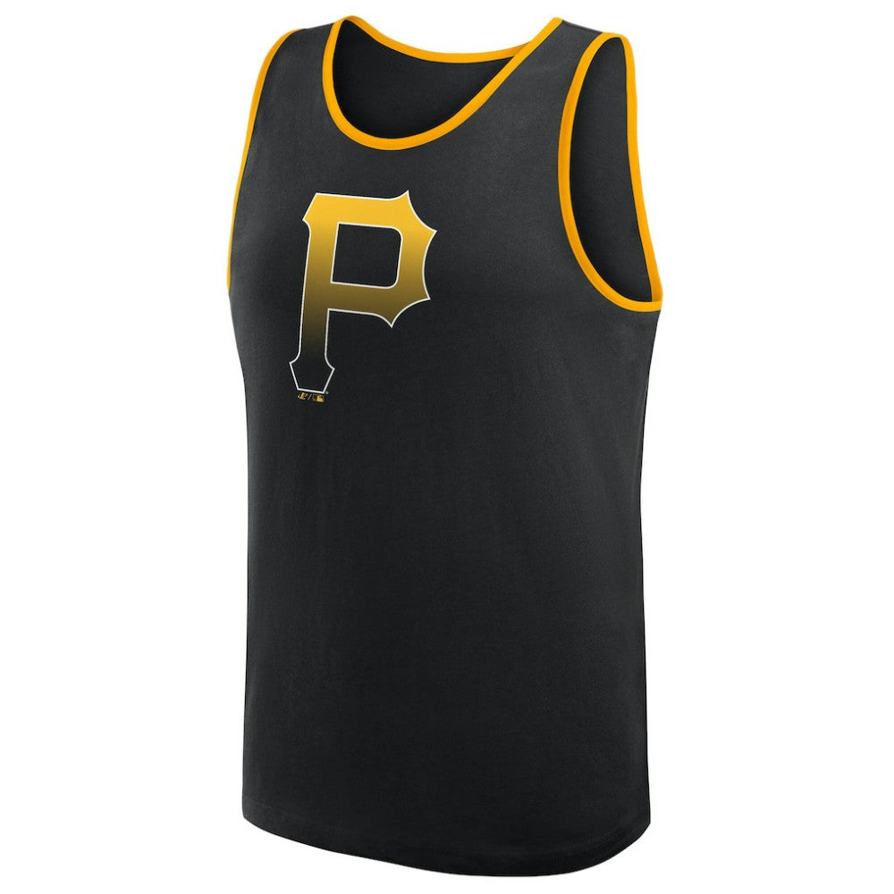 Pittsburgh Pirates Logo Athletic Unmatched Success Tank Top Black
