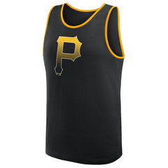 Pittsburgh Pirates Logo Athletic Unmatched Success Tank Top Black