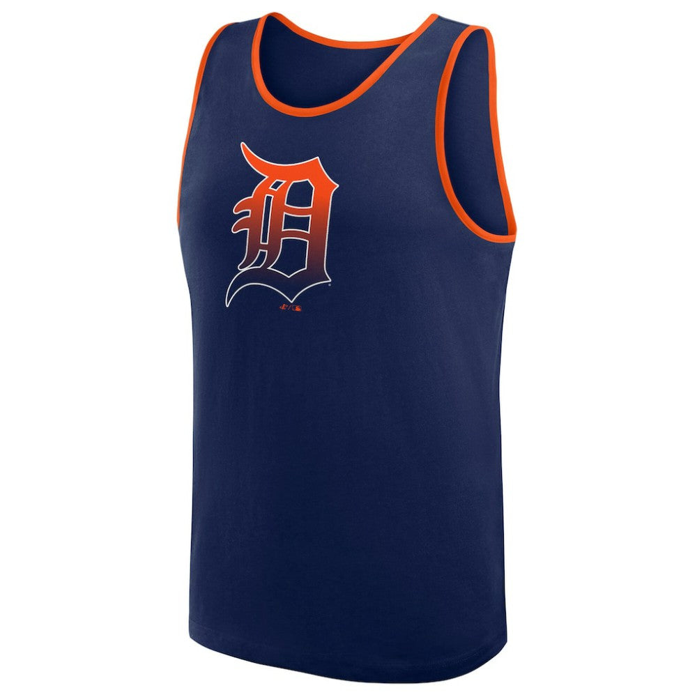 Detroit Tigers Logo Athletic Unmatched Success Tank Top Navy