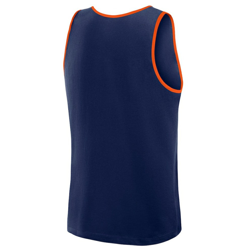 Detroit Tigers Logo Athletic Unmatched Success Tank Top Navy