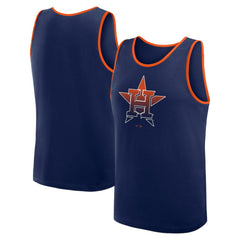 Houston Astros Logo Athletic Unmatched Success Tank Top Navy