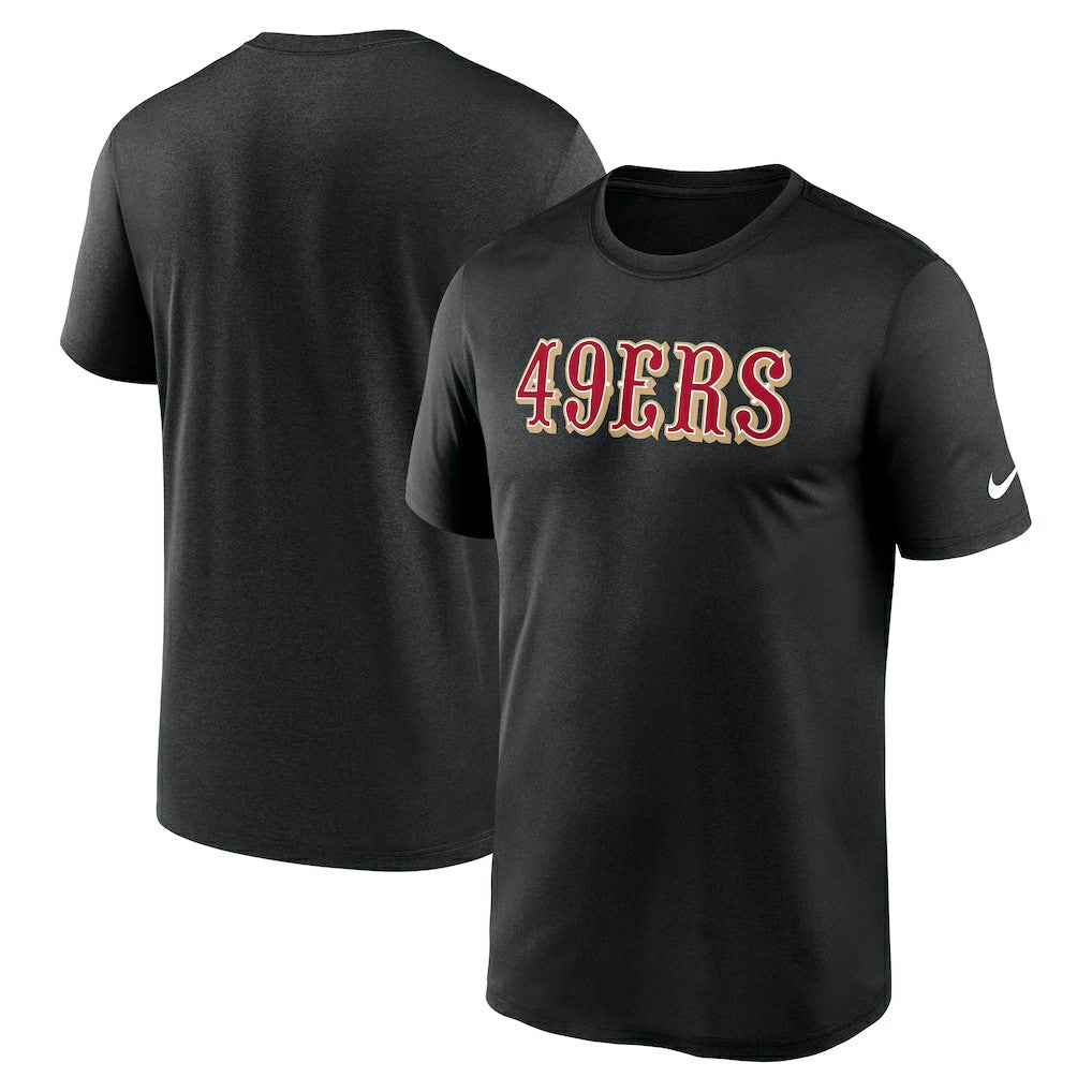 San Francisco 49ers Primetime Legend Wordmark Performance T-Shirt - Black cheap