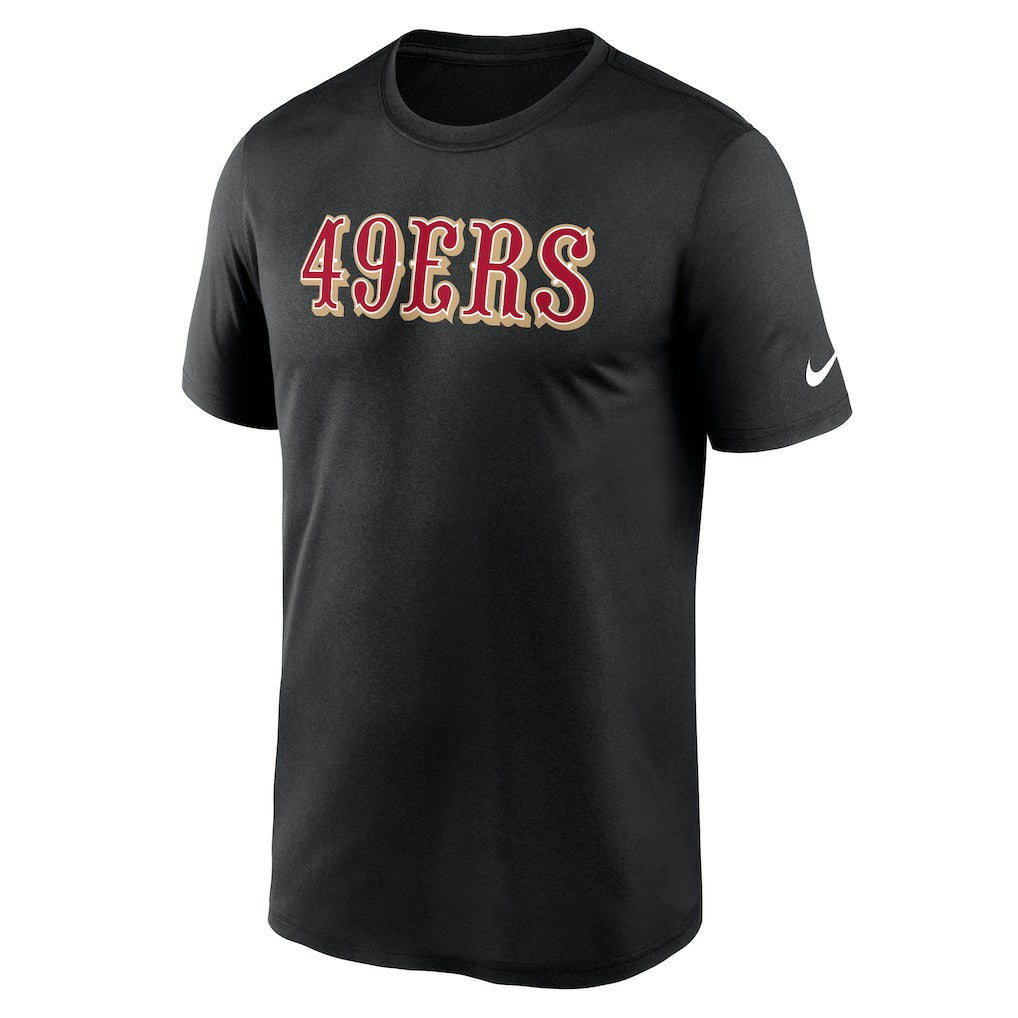 San Francisco 49ers Primetime Legend Wordmark Performance T-Shirt - Black cheap