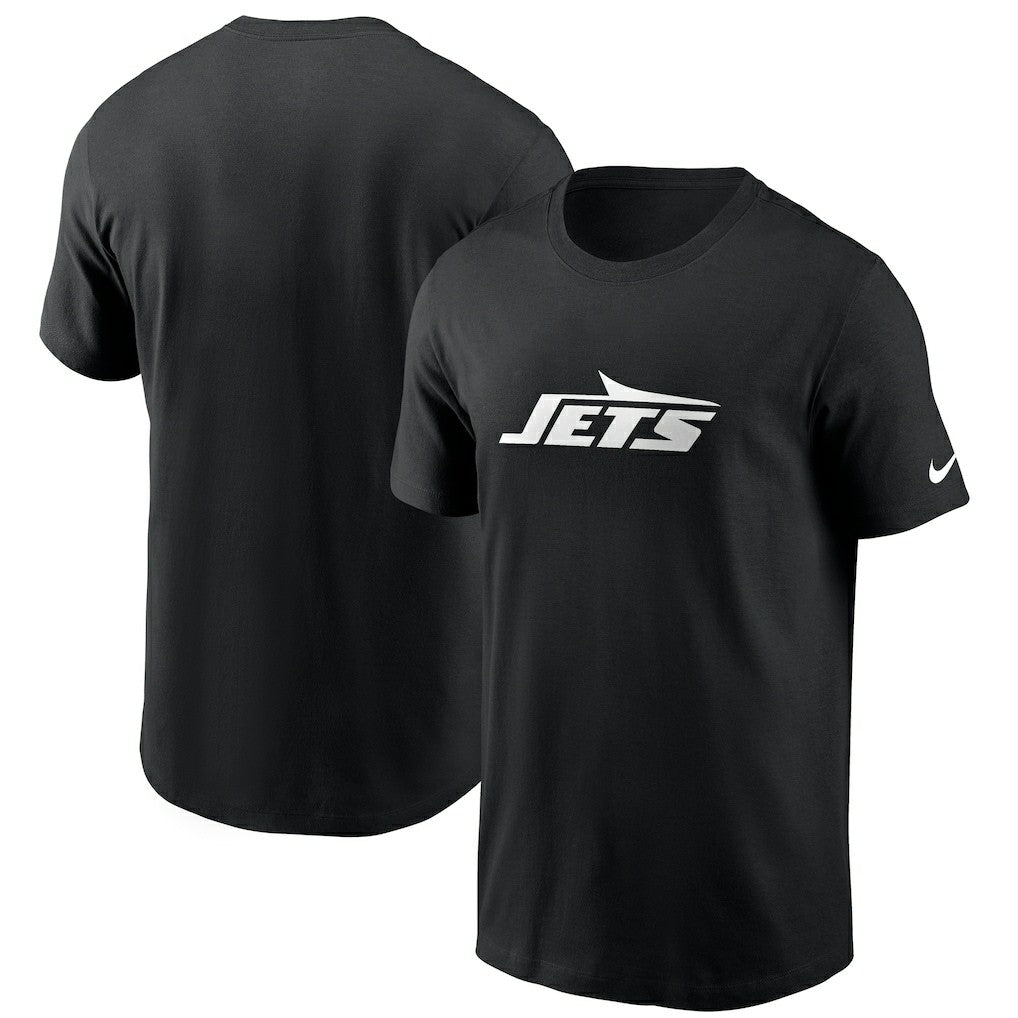 New York Jets Primetime Logo Essential T-Shirt - Black sale
