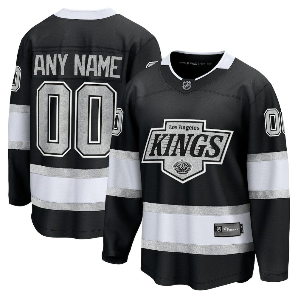 Los Angeles Kings Fanatics Home Breakaway Custom Jersey - Black Jerseys
