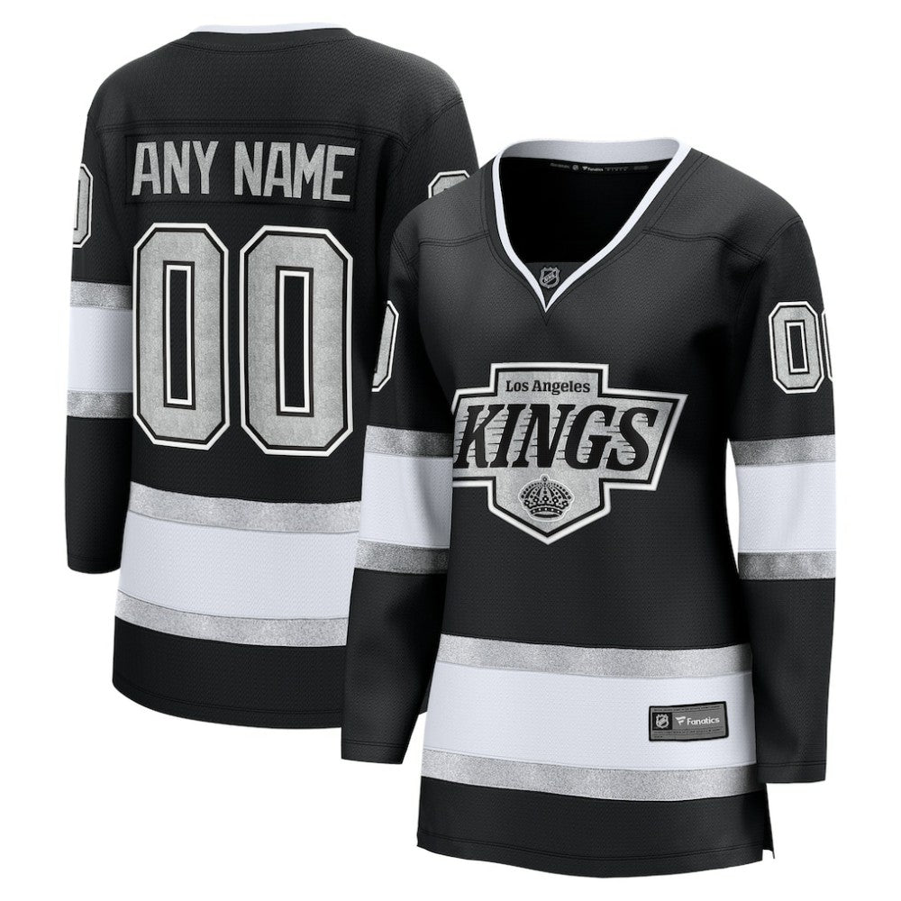 Los Angeles Kings Fanatics Women's Home Breakaway Custom Jersey - Black Jerseys