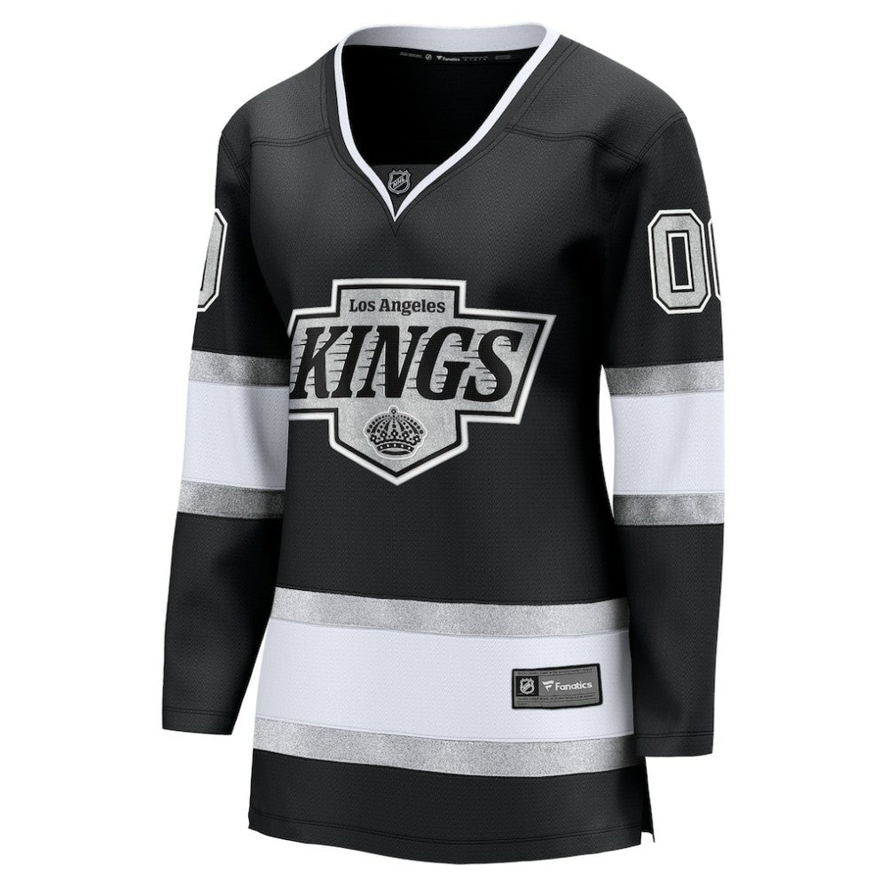 Los Angeles Kings Fanatics Women's Home Breakaway Custom Jersey - Black Jerseys