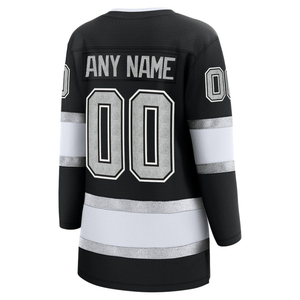 Los Angeles Kings Fanatics Women's Home Breakaway Custom Jersey - Black Jerseys
