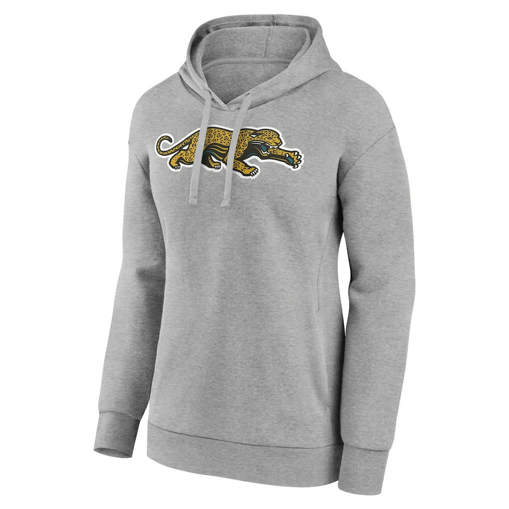 Jacksonville Jaguars Women's Classic Logo Pullover Hoodie - Gray sale