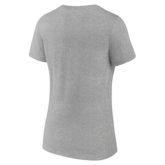 Jacksonville Jaguars Women's Classic Logo V-Neck T-Shirt - Gray cheap
