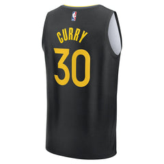 Stephen Curry Golden State Warriors Youth Fast Break Replica Player Jersey sale - Statement Editi- Black outlet