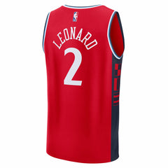 Kawhi Leonard LA Clippers Youth Fast Break Replica Player Jersey - Statement Edition - Red cheap