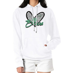 Dallas Stars G-III 4Her by Carl Banks Women's Animal Print Heart Fleece Pullover Hoodie - White Hoodies