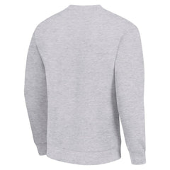 Boston Bruins Starter Stick And Puck Logo Fleece Pullover Sweatshirt - Heather Gray Sweatshirts