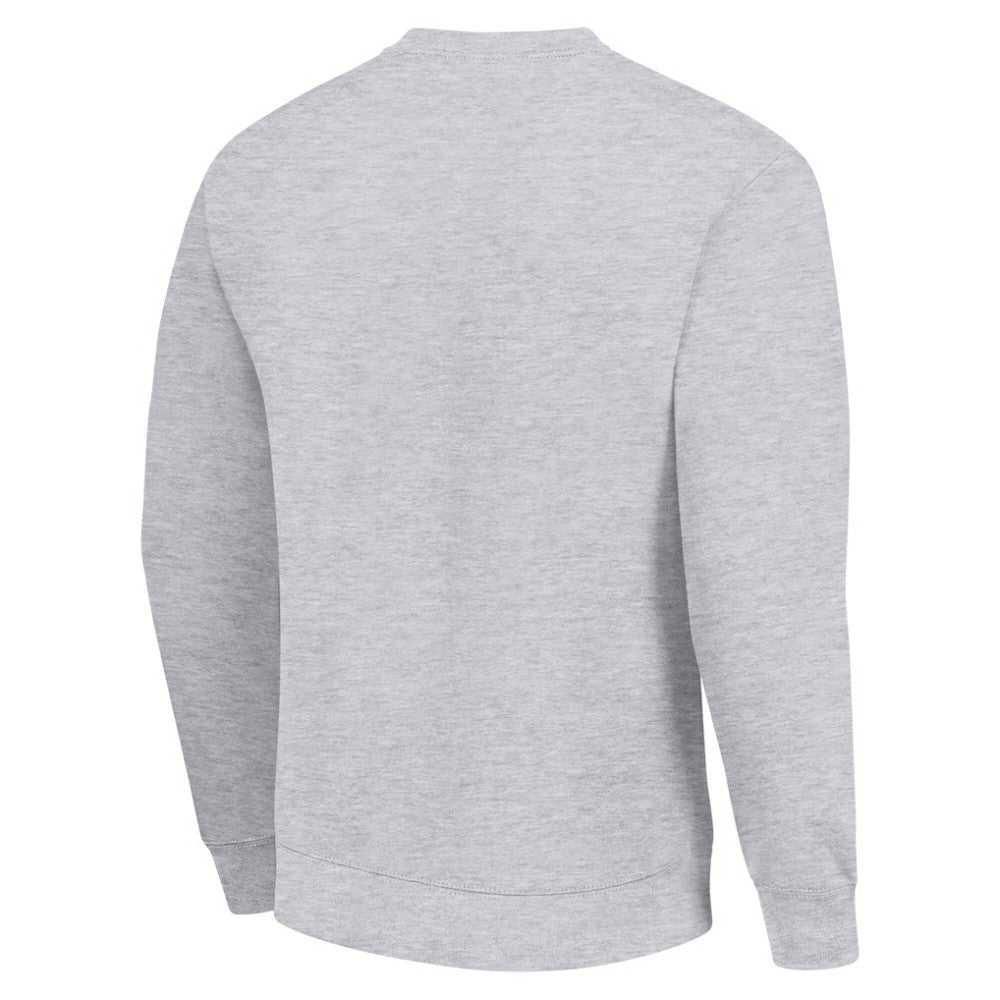 Nashville Predators Starter Stick And Puck Logo Fleece Pullover Sweatshirt - Heather Gray Sweatshirts