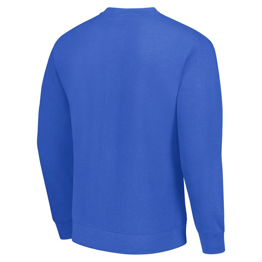 Buffalo Sabres Starter Stick And Puck Logo Fleece Pullover Sweatshirt - Royal Sweatshirts
