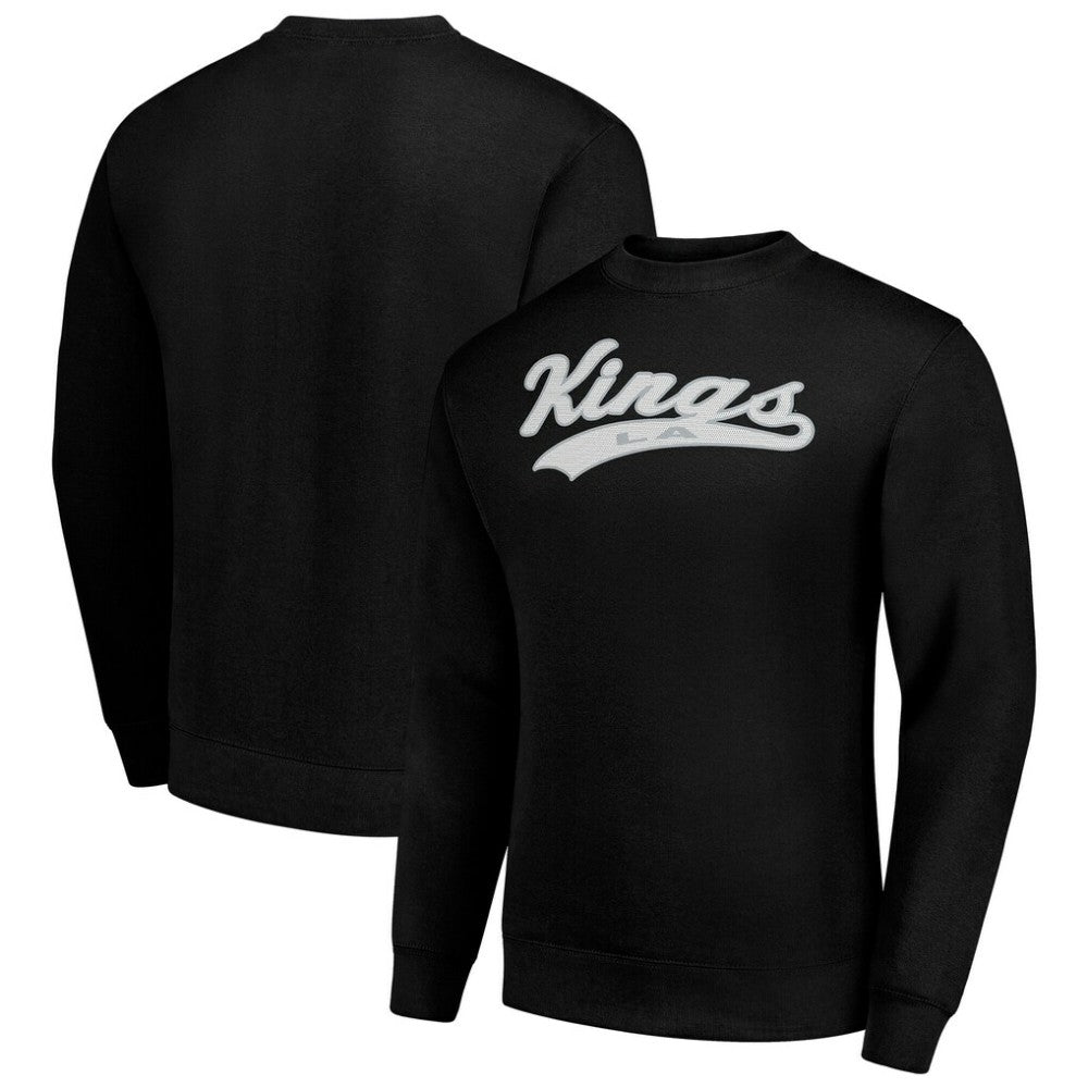 Los Angeles Kings Starter  Tailsweep City Pullover Sweatshirt - Black Sweatshirts
