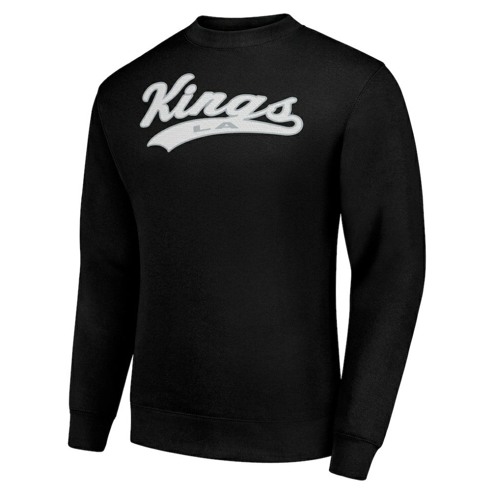 Los Angeles Kings Starter  Tailsweep City Pullover Sweatshirt - Black Sweatshirts