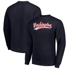 Washington Capitals Starter  Tailsweep City Pullover Sweatshirt - Navy Sweatshirts