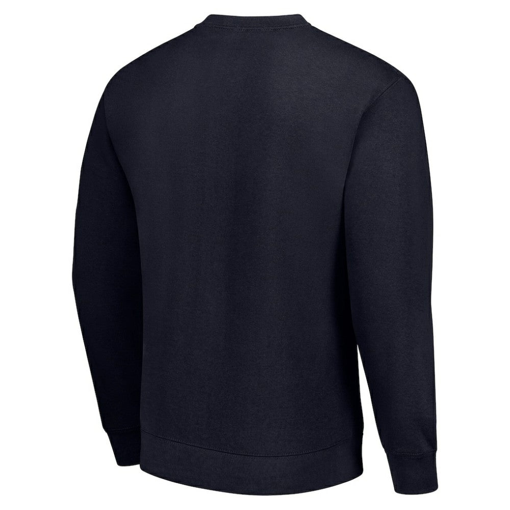 Washington Capitals Starter  Half Helmet Team Logo Pullover Sweatshirt - Navy Sweatshirts