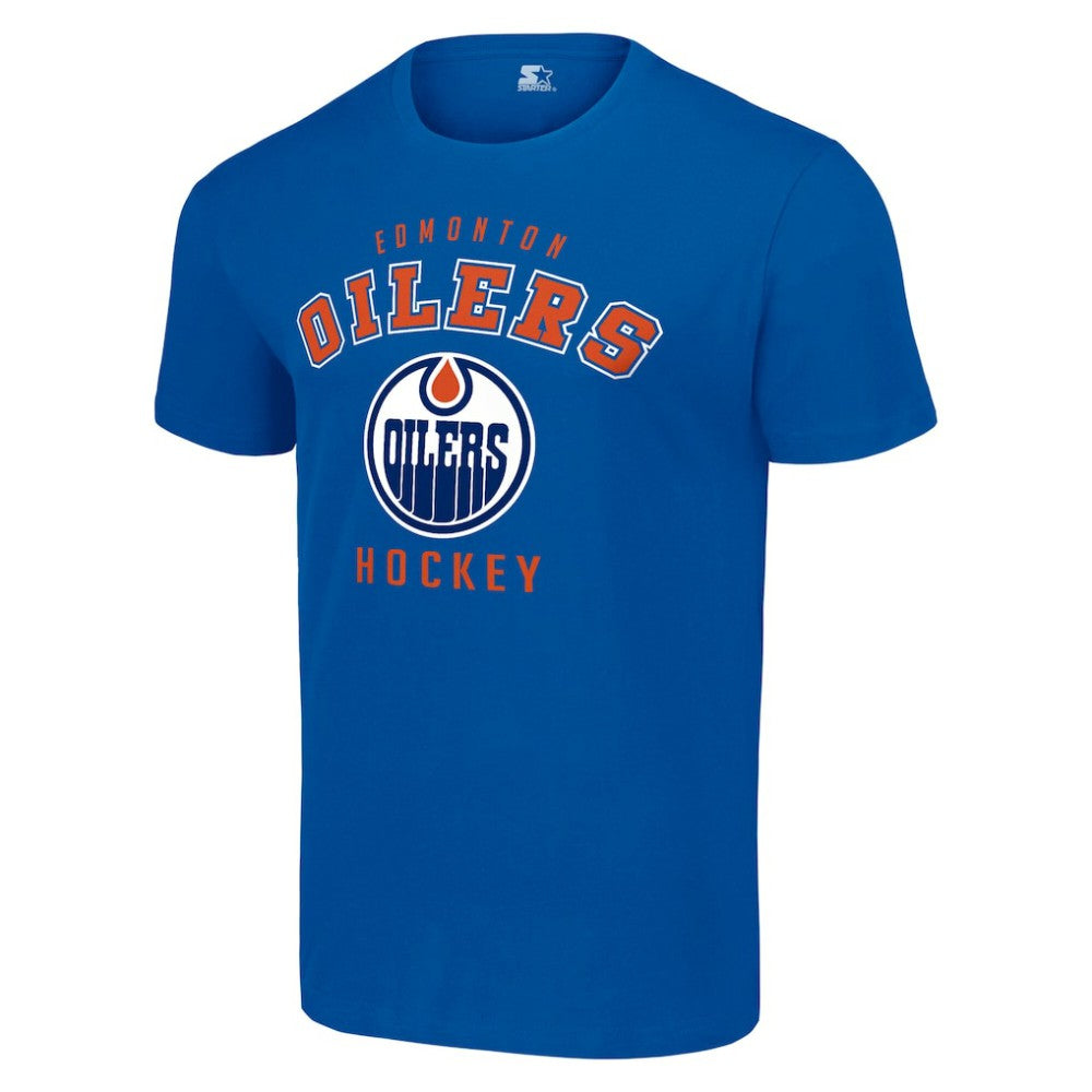 Edmonton Oilers Starter Logo T-Shirt - Royal T-shirts