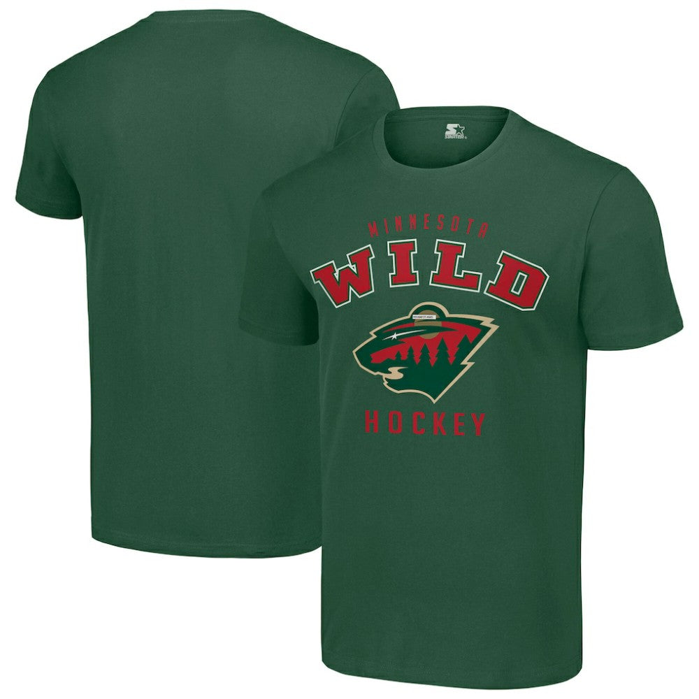 Minnesota Wild Starter Logo T-Shirt - Green T-shirts
