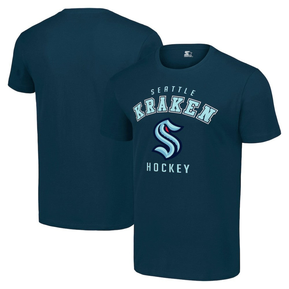 Seattle Kraken Starter Logo T-Shirt - Navy T-shirts
